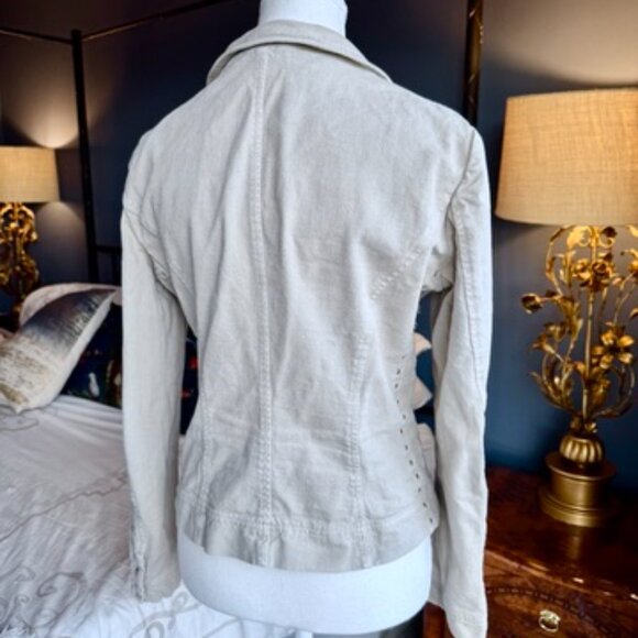 Vintage Y2K Philosophy Di Alberta Ferretti Snap Button Cotton Canvas Jacket - Picture 7 of 14